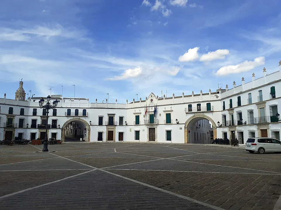 La plaza de San José de Aguilar de la Frontera.