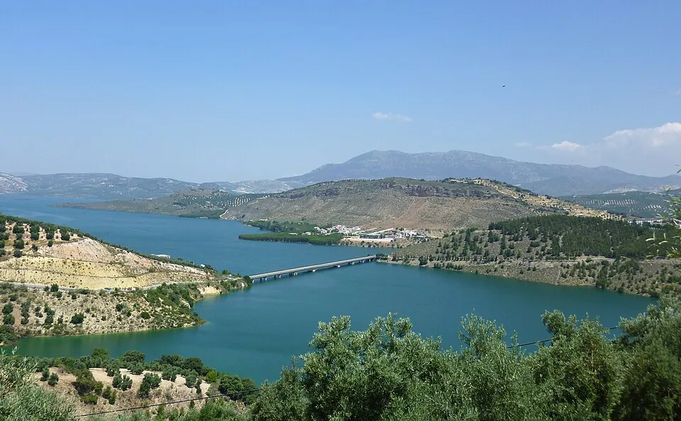 El embalse de Iznájar.