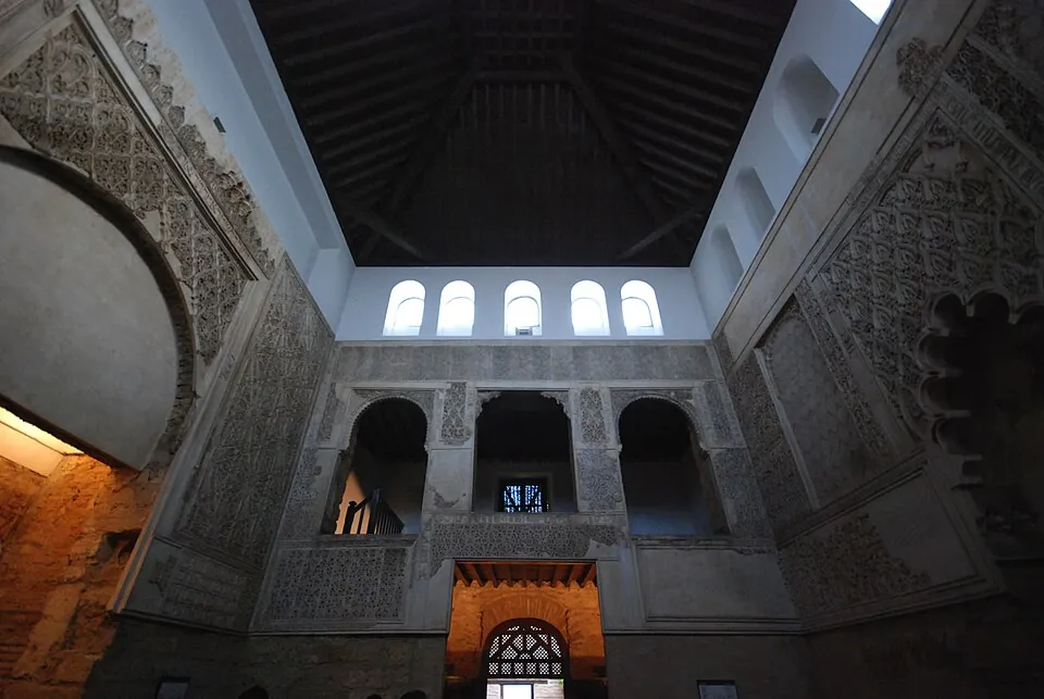 El interior de la sinagoga de Córdoba.